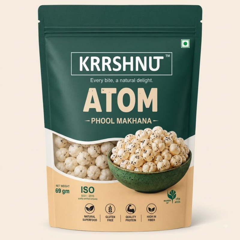 ATOM Makhana bag of 145 packets