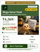 Mega Saver Pack Makhana Bulk Deals | KRRSHNUT